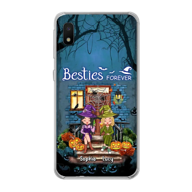 Personalized Halloween Friend Phone Case - Up to 5 Friends - Halloween Gift Idea for Friends/Sisters - Besties Forever - Case for iPhone/Samsung
