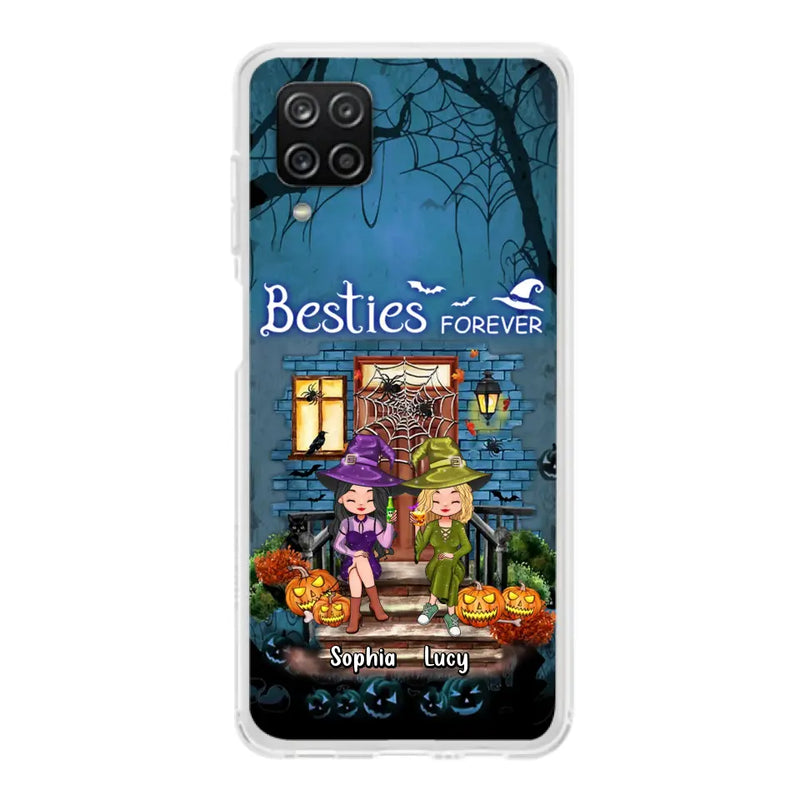 Personalized Halloween Friend Phone Case - Up to 5 Friends - Halloween Gift Idea for Friends/Sisters - Besties Forever - Case for iPhone/Samsung
