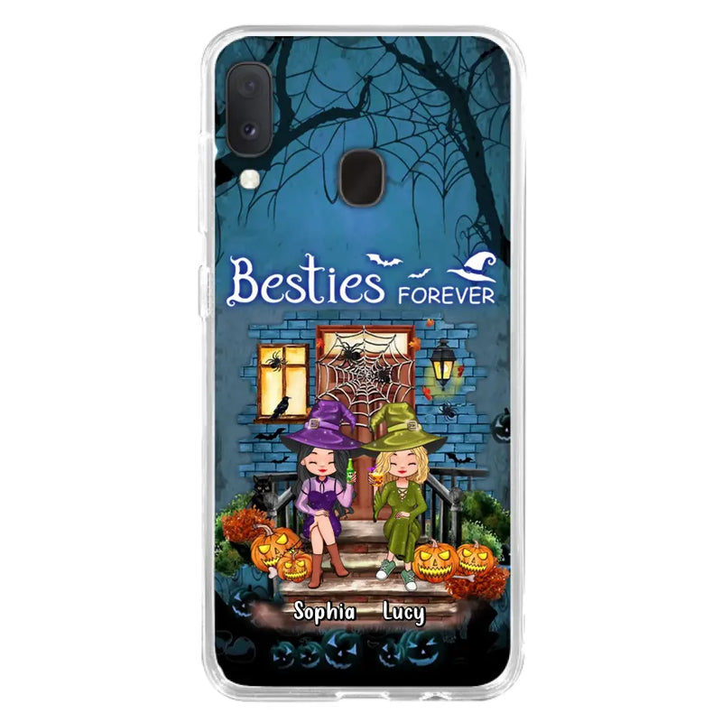 Personalized Halloween Friend Phone Case - Up to 5 Friends - Halloween Gift Idea for Friends/Sisters - Besties Forever - Case for iPhone/Samsung