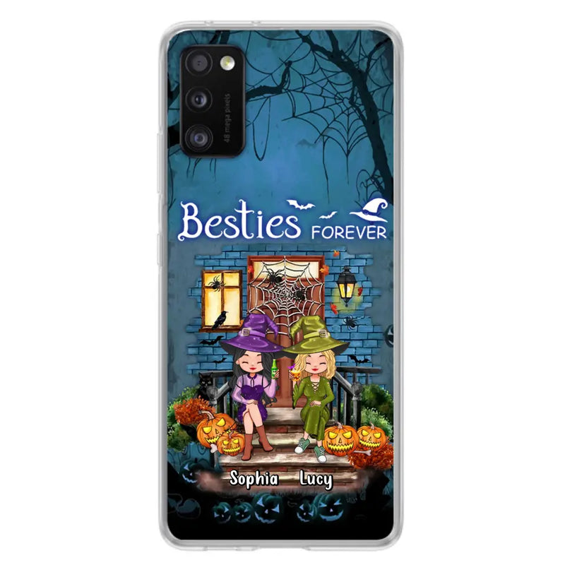 Personalized Halloween Friend Phone Case - Up to 5 Friends - Halloween Gift Idea for Friends/Sisters - Besties Forever - Case for iPhone/Samsung