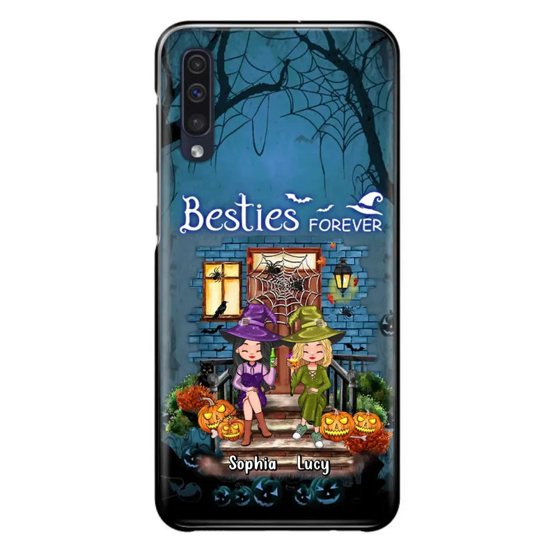 Personalized Halloween Friend Phone Case - Up to 5 Friends - Halloween Gift Idea for Friends/Sisters - Besties Forever - Case for iPhone/Samsung