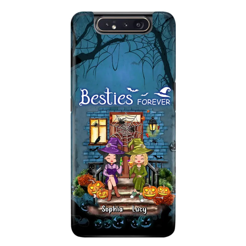 Personalized Halloween Friend Phone Case - Up to 5 Friends - Halloween Gift Idea for Friends/Sisters - Besties Forever - Case for iPhone/Samsung