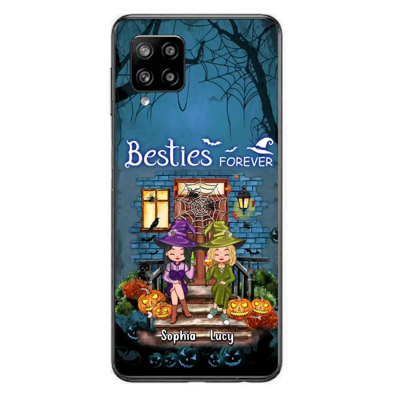 Personalized Halloween Friend Phone Case - Up to 5 Friends - Halloween Gift Idea for Friends/Sisters - Besties Forever - Case for iPhone/Samsung