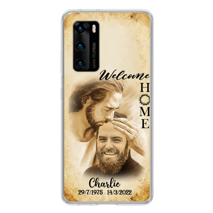 Custom Personalized Memorial Photo Phone Case - Memorial Gift Idea For Family Member/ Pet Owner - Welcome Home - Case For Xiaomi/ Oppo/ Huawei