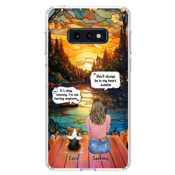 Personalized Memorial Pet Phone Case - Memorial Gift Idea For Dog/Cat/Rabbits Owners - You'll Always Be In My Heart, Sweetie - Case For iPhone/Samsung