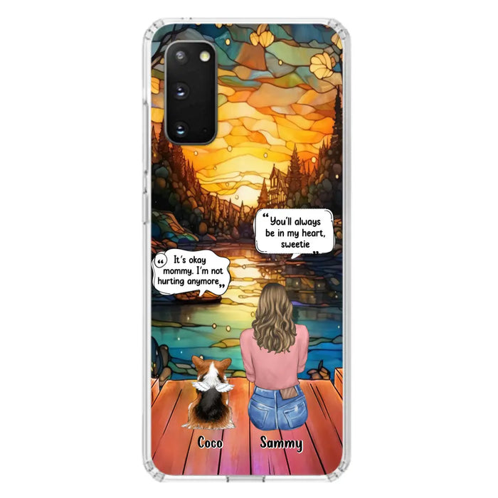 Personalized Memorial Pet Phone Case - Memorial Gift Idea For Dog/Cat/Rabbits Owners - You'll Always Be In My Heart, Sweetie - Case For iPhone/Samsung