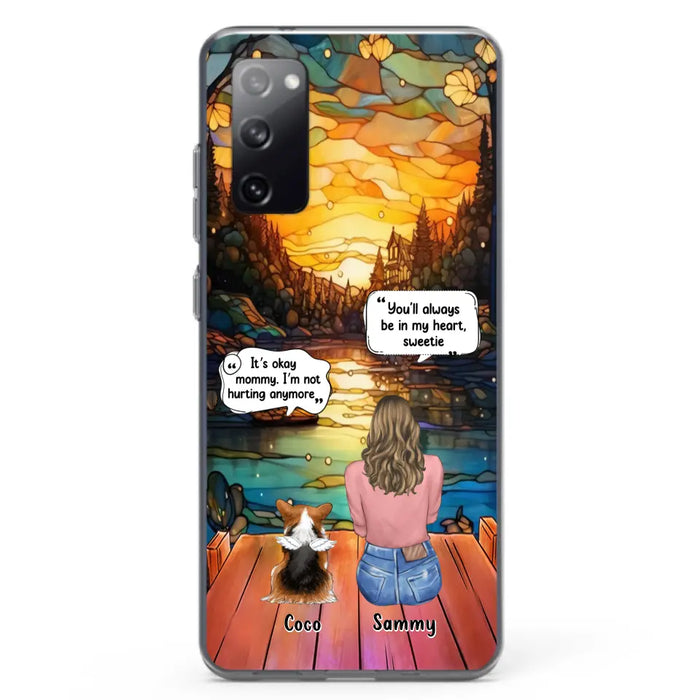 Personalized Memorial Pet Phone Case - Memorial Gift Idea For Dog/Cat/Rabbits Owners - You'll Always Be In My Heart, Sweetie - Case For iPhone/Samsung