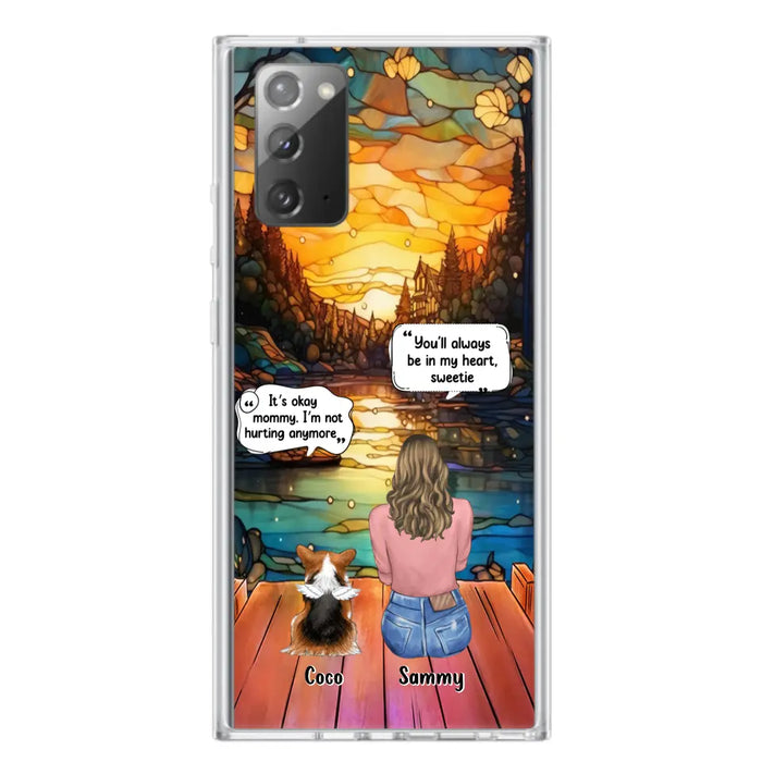 Personalized Memorial Pet Phone Case - Memorial Gift Idea For Dog/Cat/Rabbits Owners - You'll Always Be In My Heart, Sweetie - Case For iPhone/Samsung