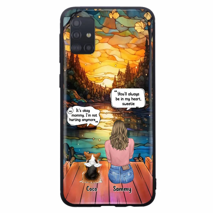 Personalized Memorial Pet Phone Case - Memorial Gift Idea For Dog/Cat/Rabbits Owners - You'll Always Be In My Heart, Sweetie - Case For iPhone/Samsung