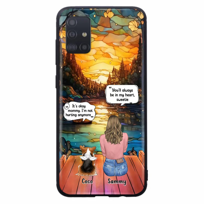 Personalized Memorial Pet Phone Case - Memorial Gift Idea For Dog/Cat/Rabbits Owners - You'll Always Be In My Heart, Sweetie - Case For iPhone/Samsung