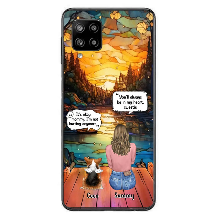 Personalized Memorial Pet Phone Case - Memorial Gift Idea For Dog/Cat/Rabbits Owners - You'll Always Be In My Heart, Sweetie - Case For iPhone/Samsung