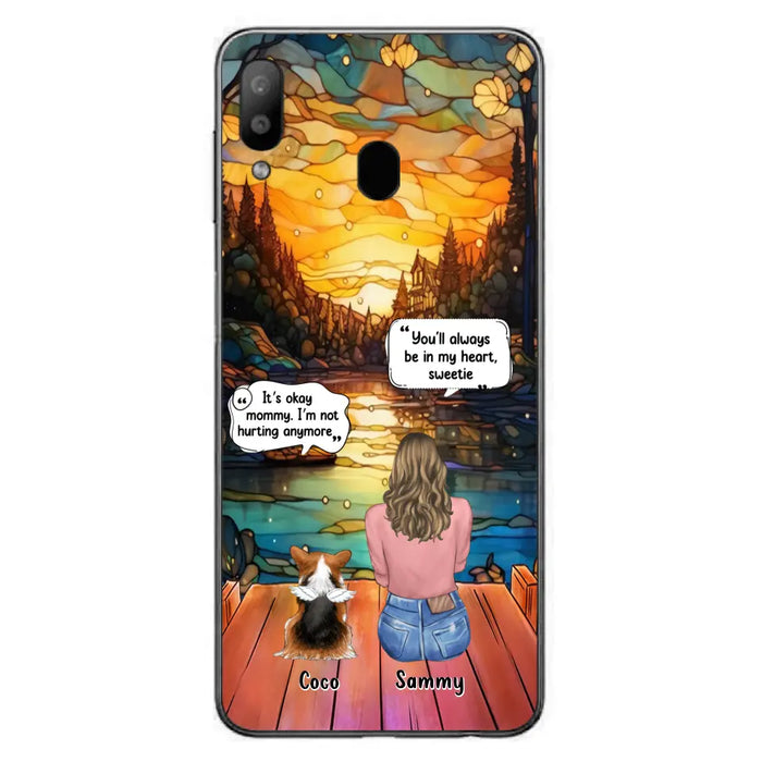 Personalized Memorial Pet Phone Case - Memorial Gift Idea For Dog/Cat/Rabbits Owners - You'll Always Be In My Heart, Sweetie - Case For iPhone/Samsung