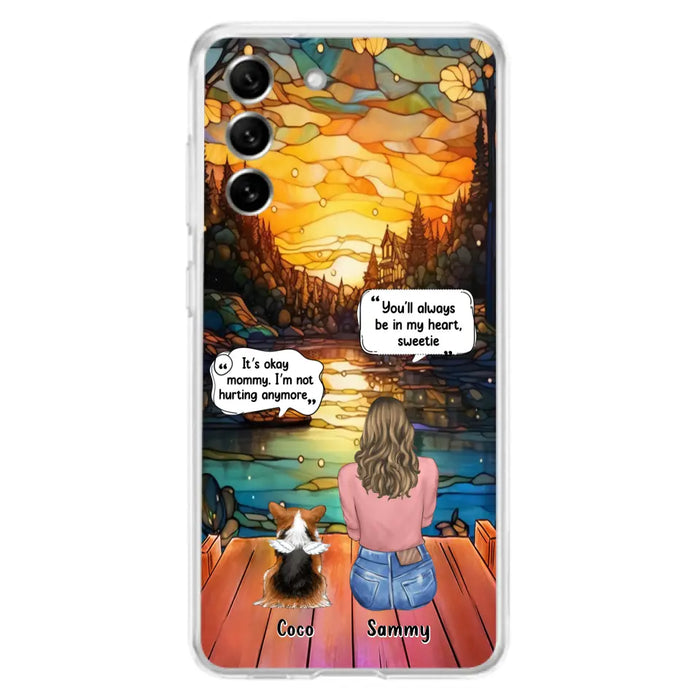 Personalized Memorial Pet Phone Case - Memorial Gift Idea For Dog/Cat/Rabbits Owners - You'll Always Be In My Heart, Sweetie - Case For iPhone/Samsung