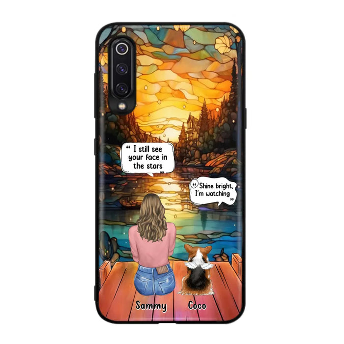 Personalized Memorial Pet Phone Case - Memorial Gift Idea For Dog/Cat/Rabbits Owners - I Still See Your Face In The Stars - Case For Oppo/Xiaomi/Huawei