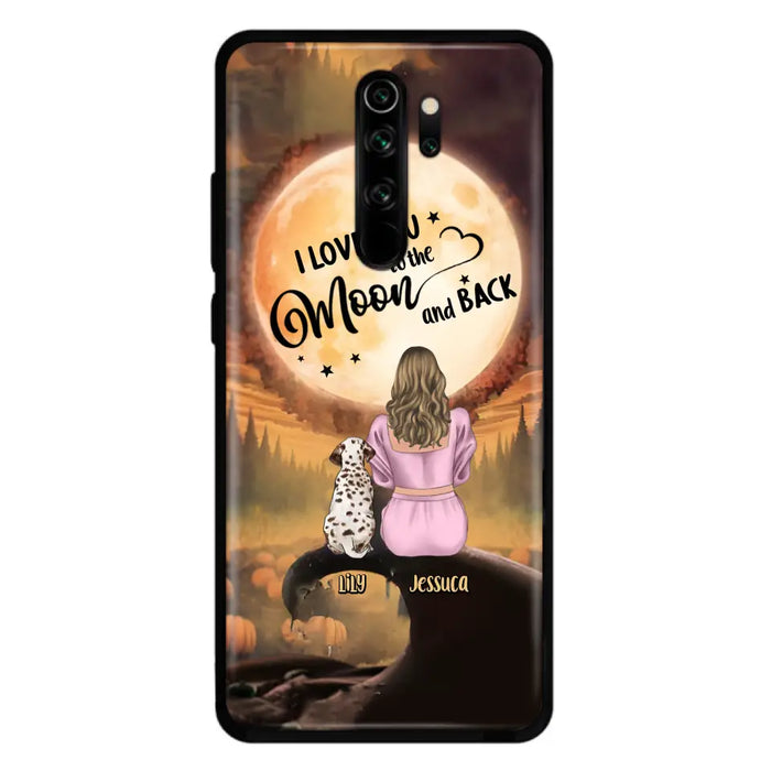 Personalized Memorial Pet Mom Phone Case - Gift Idea For Dog/Cat Owners - I Love You To The Moon And Back - Case For Oppo/Xiaomi/Huawei