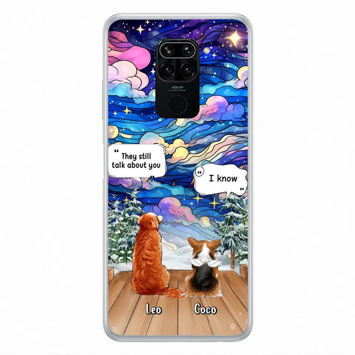 Personalized Dog Memorial Phone Case - Upto 4 Pets - Memorial Gift Idea For Dog/ Cat/ Rabbit Lovers - They Still Talk About You - Case For Oppo/Xiaomi/Huawei