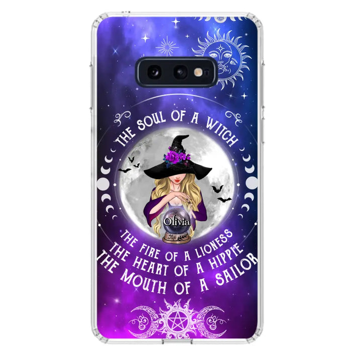 Personalized Witch Phone Case - Halloween Gift Idea For Witch Lovers - The Soul Of A Witch - Case For iPhone/Samsung