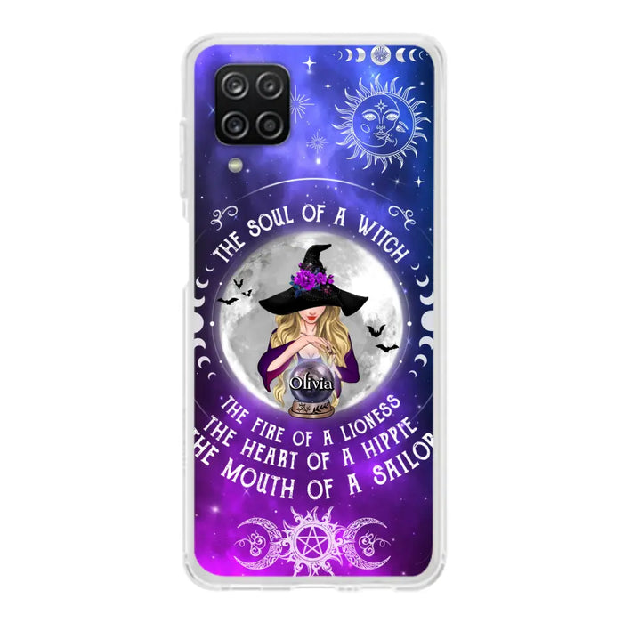 Personalized Witch Phone Case - Halloween Gift Idea For Witch Lovers - The Soul Of A Witch - Case For iPhone/Samsung