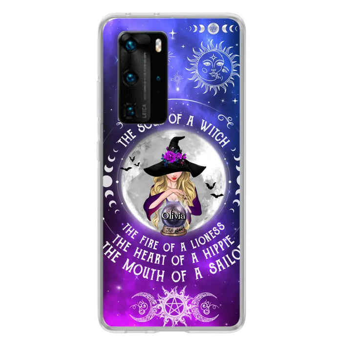 Personalized Witch Phone Case - Halloween Gift Idea For Witch Lovers - The Soul Of A Witch - Case For Oppo/Xiaomi/Huawei