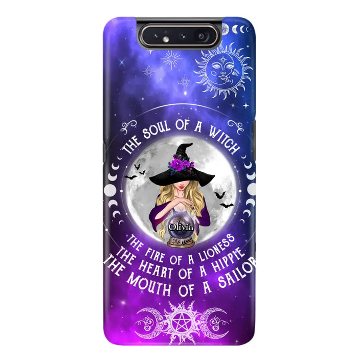 Personalized Witch Phone Case - Halloween Gift Idea For Witch Lovers - The Soul Of A Witch - Case For iPhone/Samsung