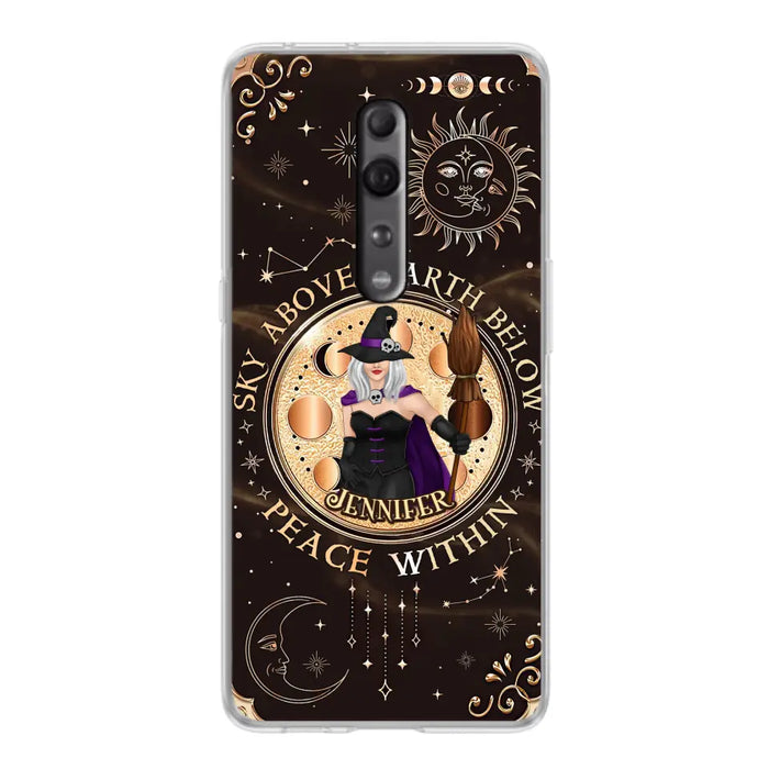 Custom Personalized Witch Phone Case - Gift Idea For Girl - As Above So Below - Cases For Xiaomi/ Oppo/ Huawei