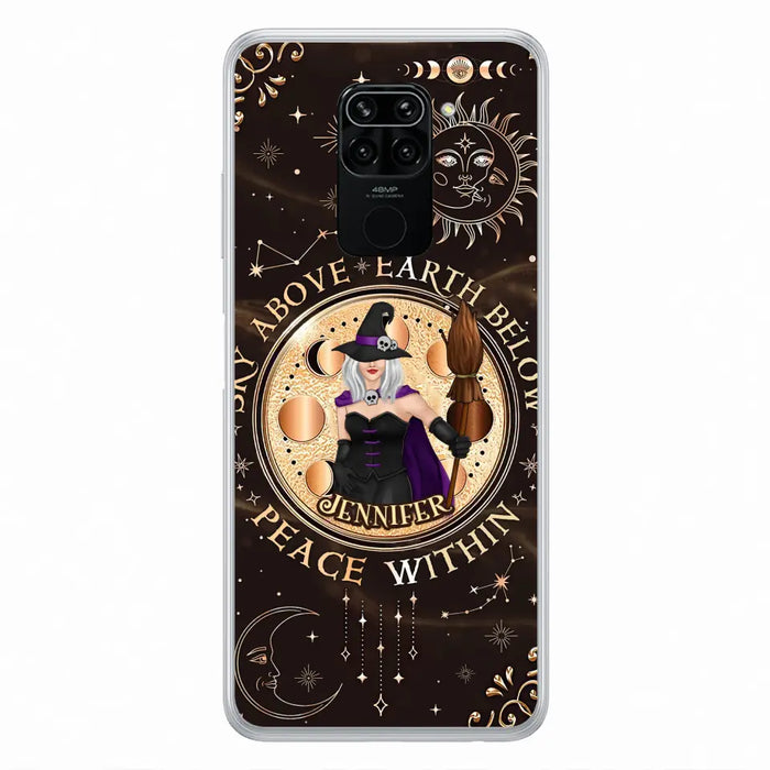 Custom Personalized Witch Phone Case - Gift Idea For Girl - As Above So Below - Cases For Xiaomi/ Oppo/ Huawei