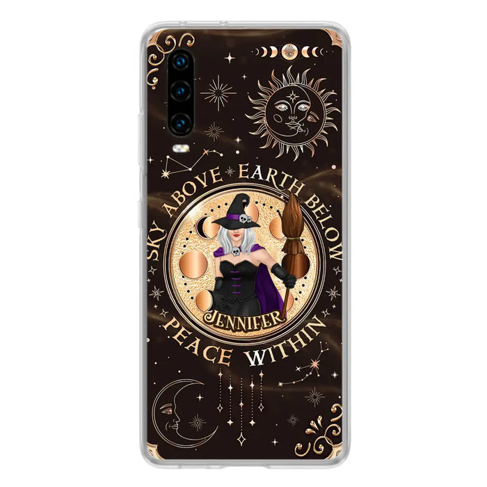 Custom Personalized Witch Phone Case - Gift Idea For Girl - As Above So Below - Cases For Xiaomi/ Oppo/ Huawei