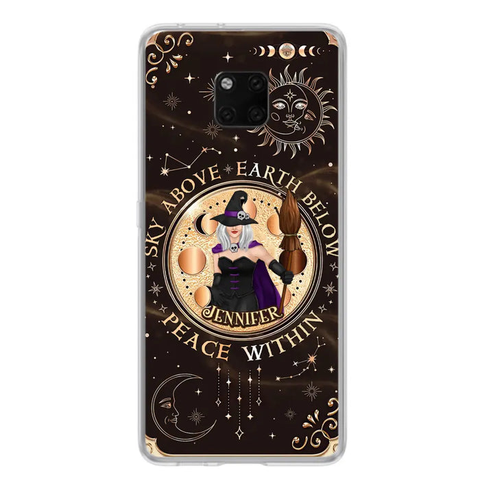 Custom Personalized Witch Phone Case - Gift Idea For Girl - As Above So Below - Cases For Xiaomi/ Oppo/ Huawei