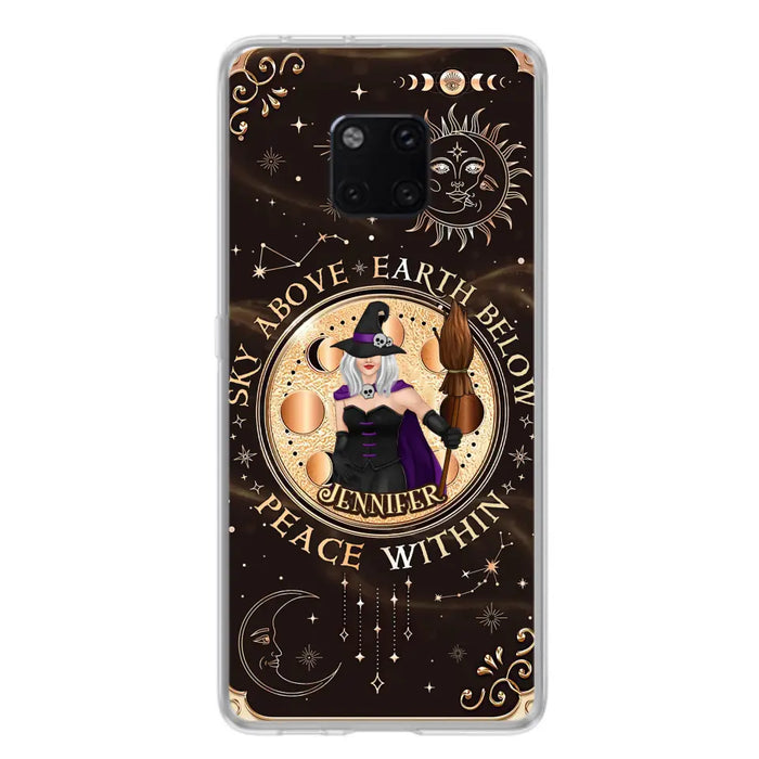 Custom Personalized Witch Phone Case - Gift Idea For Girl - As Above So Below - Cases For Xiaomi/ Oppo/ Huawei