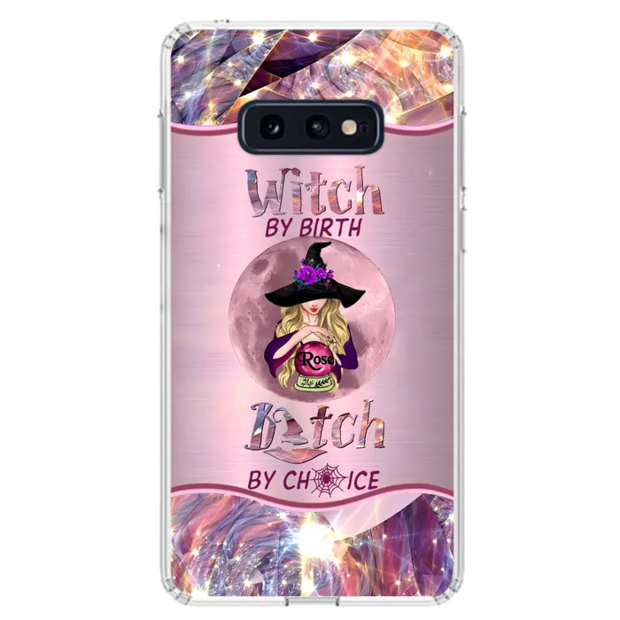 Personalized Witch Phone Case - Halloween Gift Idea For Witch Lovers - Case For iPhone/Samsung  - Witch By Birth Bitch By Choice