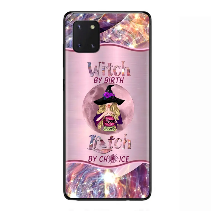 Personalized Witch Phone Case - Halloween Gift Idea For Witch Lovers - Case For iPhone/Samsung  - Witch By Birth Bitch By Choice