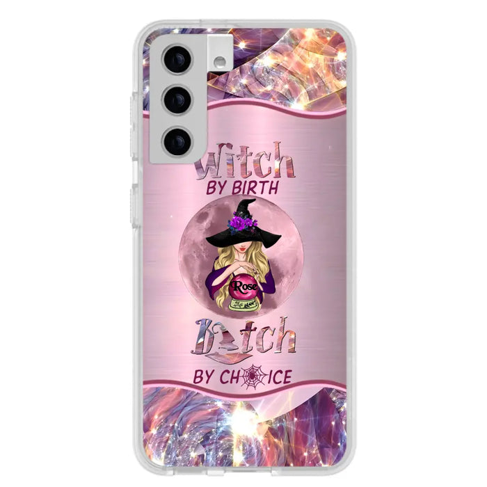 Personalized Witch Phone Case - Halloween Gift Idea For Witch Lovers - Case For iPhone/Samsung  - Witch By Birth Bitch By Choice