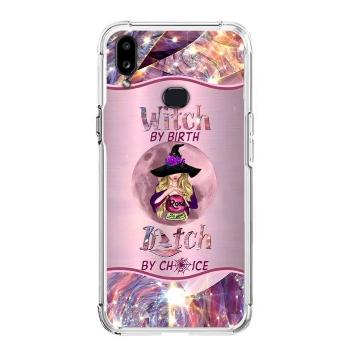 Personalized Witch Phone Case - Halloween Gift Idea For Witch Lovers - Case For iPhone/Samsung  - Witch By Birth Bitch By Choice