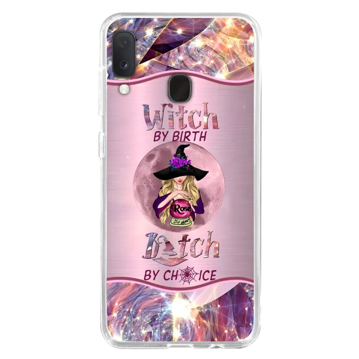 Personalized Witch Phone Case - Halloween Gift Idea For Witch Lovers - Case For iPhone/Samsung  - Witch By Birth Bitch By Choice