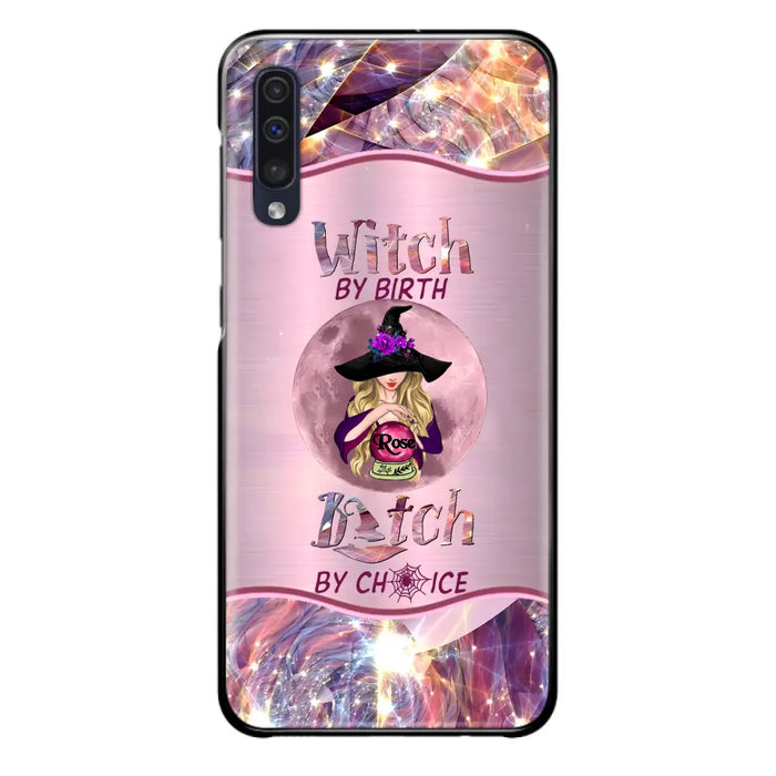 Personalized Witch Phone Case - Halloween Gift Idea For Witch Lovers - Case For iPhone/Samsung  - Witch By Birth Bitch By Choice