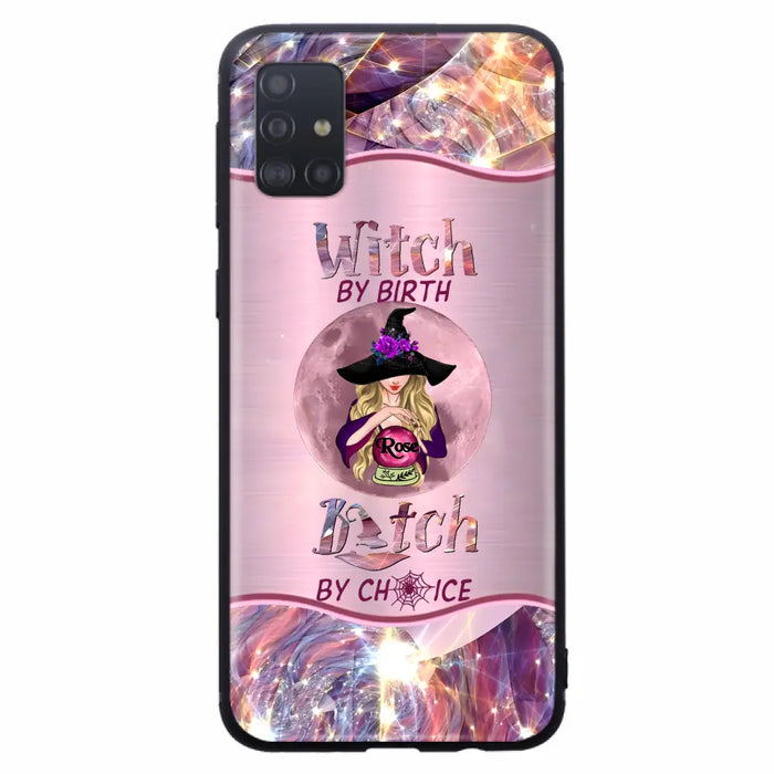 Personalized Witch Phone Case - Halloween Gift Idea For Witch Lovers - Case For iPhone/Samsung  - Witch By Birth Bitch By Choice