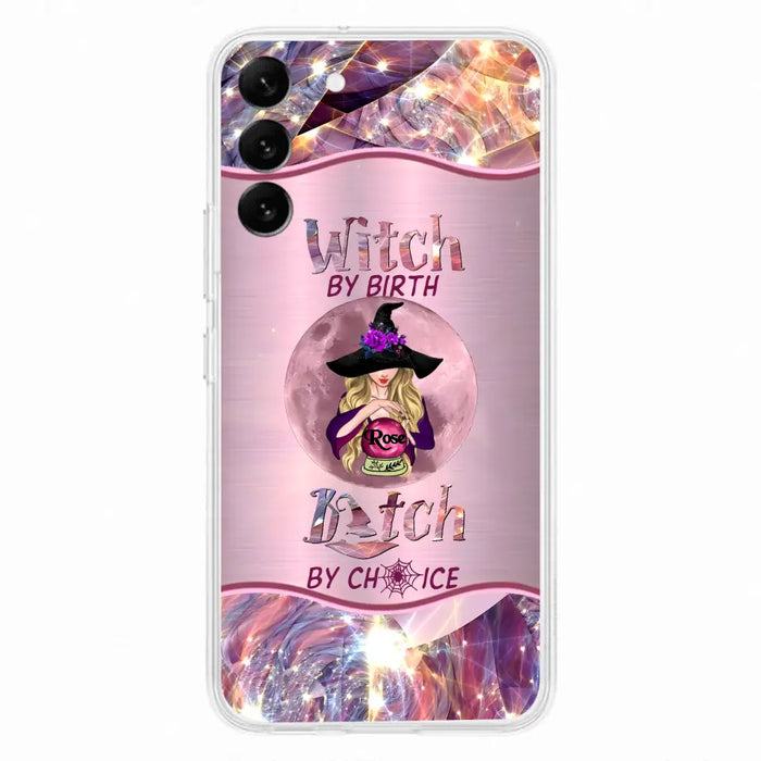 Personalized Witch Phone Case - Halloween Gift Idea For Witch Lovers - Case For iPhone/Samsung  - Witch By Birth Bitch By Choice