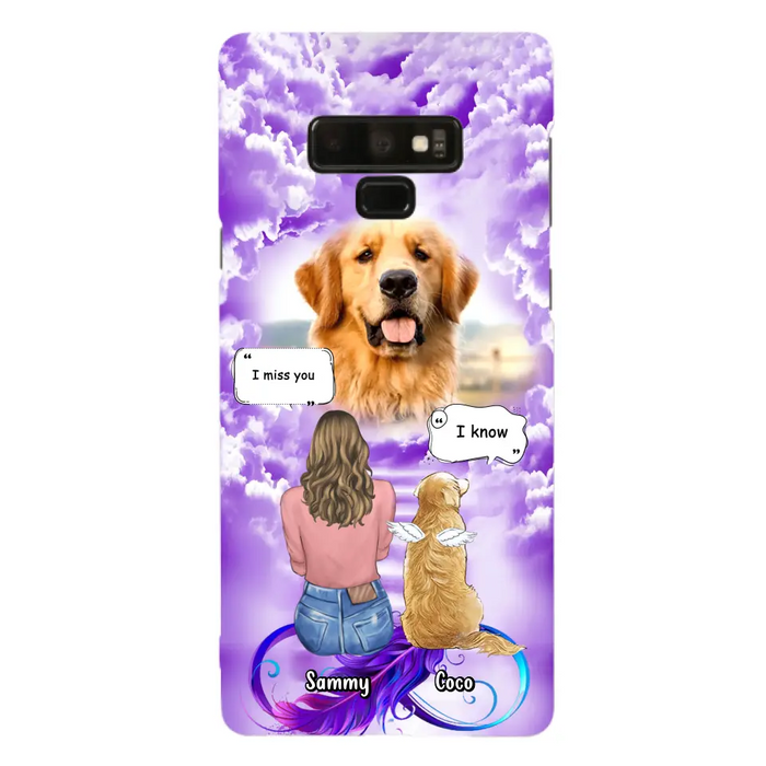 Custom Personalized Memorial Pet iPhone/ Samsung Case - Upload Photo - Memorial Gift Idea For Dog/Cat/Rabbit Lover