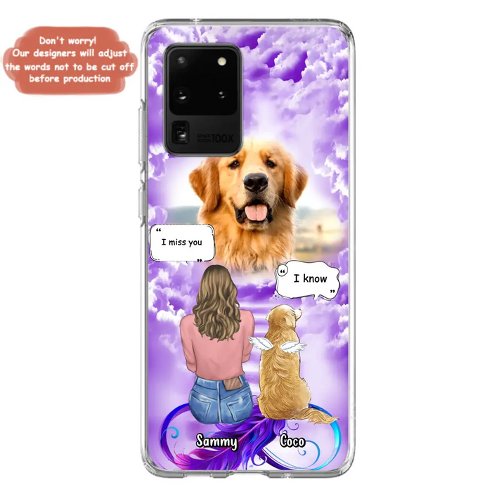 Custom Personalized Memorial Pet iPhone/ Samsung Case - Upload Photo - Memorial Gift Idea For Dog/Cat/Rabbit Lover