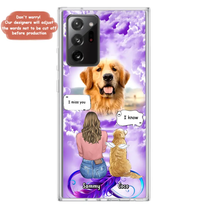 Custom Personalized Memorial Pet iPhone/ Samsung Case - Upload Photo - Memorial Gift Idea For Dog/Cat/Rabbit Lover