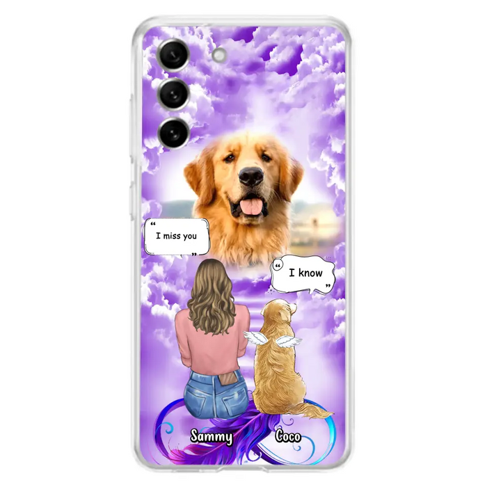 Custom Personalized Memorial Pet iPhone/ Samsung Case - Upload Photo - Memorial Gift Idea For Dog/Cat/Rabbit Lover