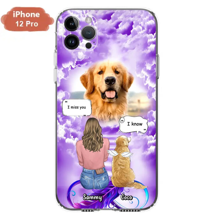 Custom Personalized Memorial Pet iPhone/ Samsung Case - Upload Photo - Memorial Gift Idea For Dog/Cat/Rabbit Lover