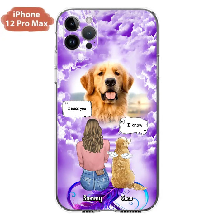 Custom Personalized Memorial Pet iPhone/ Samsung Case - Upload Photo - Memorial Gift Idea For Dog/Cat/Rabbit Lover