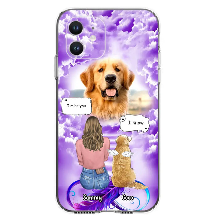 Custom Personalized Memorial Pet iPhone/ Samsung Case - Upload Photo - Memorial Gift Idea For Dog/Cat/Rabbit Lover