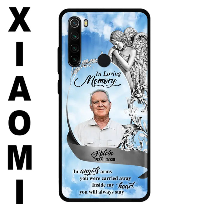 Custom Personalized Memorial Photo Phone Case - Memorial Gift Idea for Family - Inside My Heart You Will Always Stay - Case For Oppo/Xiaomi/Huawei