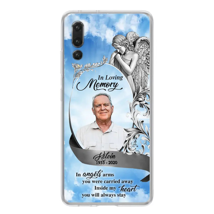 Custom Personalized Memorial Photo Phone Case - Memorial Gift Idea for Family - Inside My Heart You Will Always Stay - Case For Oppo/Xiaomi/Huawei