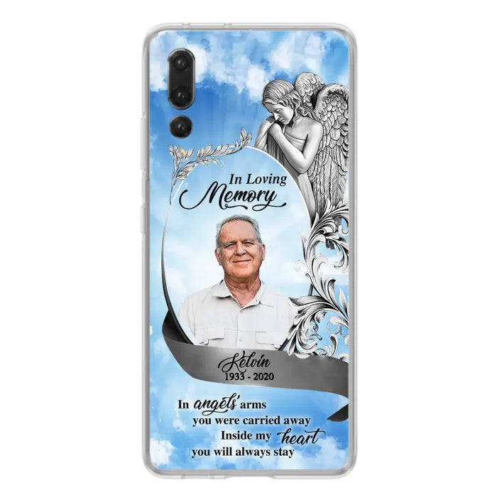 Custom Personalized Memorial Photo Phone Case - Memorial Gift Idea for Family - Inside My Heart You Will Always Stay - Case For Oppo/Xiaomi/Huawei