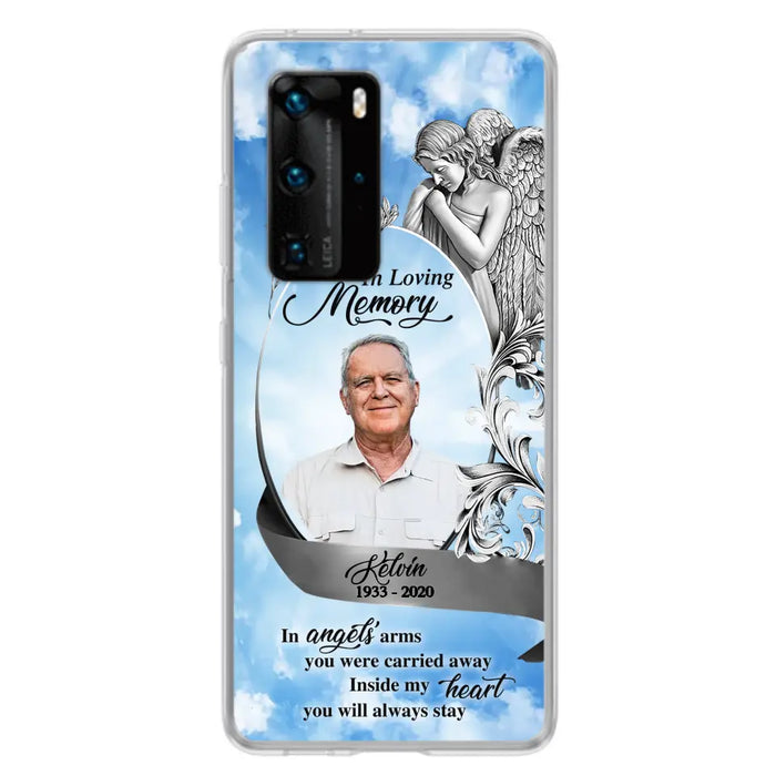 Custom Personalized Memorial Photo Phone Case - Memorial Gift Idea for Family - Inside My Heart You Will Always Stay - Case For Oppo/Xiaomi/Huawei