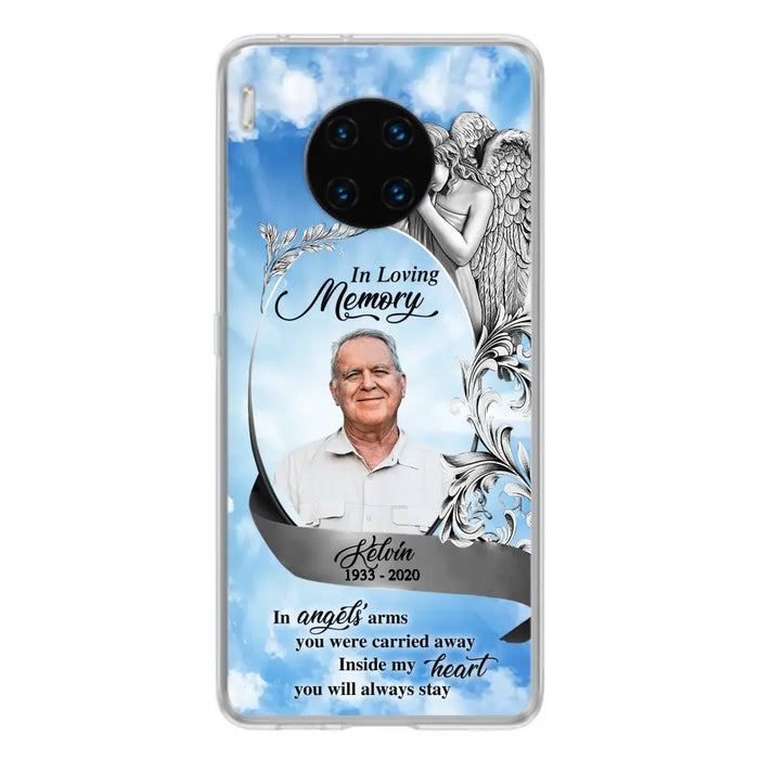 Custom Personalized Memorial Photo Phone Case - Memorial Gift Idea for Family - Inside My Heart You Will Always Stay - Case For Oppo/Xiaomi/Huawei