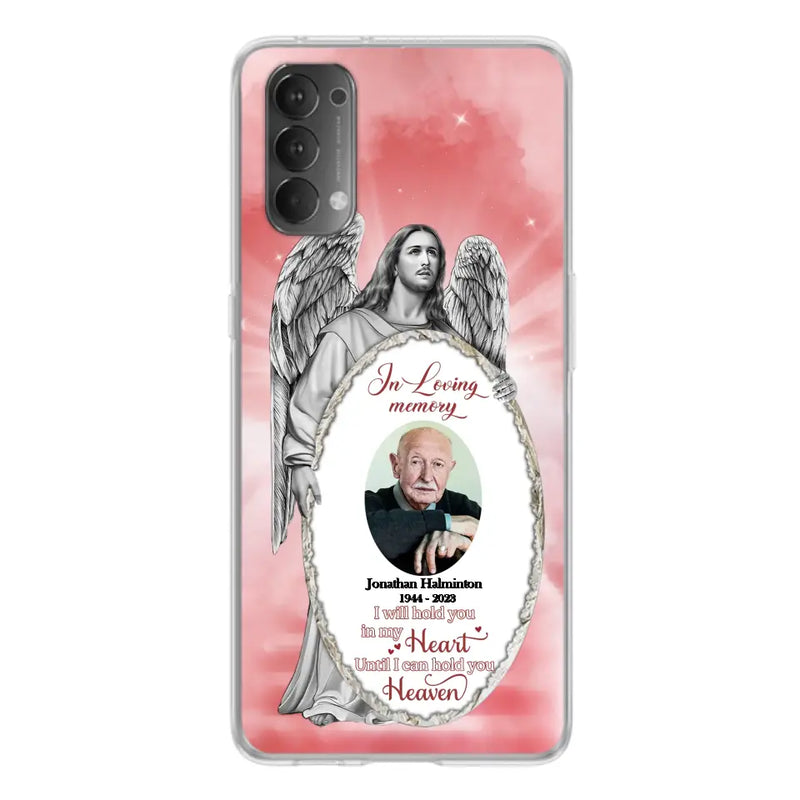 Personalized Jesus Christ Memorial Photo Phone Case - Memorial Gift Idea For Family Member - I Will Hold You in My Heart Until I Can Hold You in Heaven - Case For Xiaomi/ Oppo/ Huawei